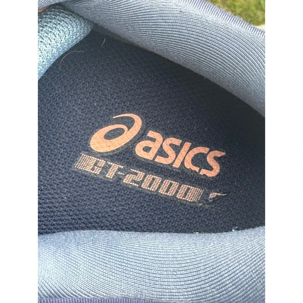 Asics GT-2000 6 Womens‎ Running Shoes Blue Orange T855N Size 9.5